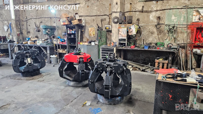 Грайфер/щипка за отпадъци с 5 зъба, снимка 1