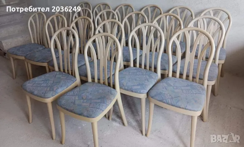 Комплект 20бр столове- 1200лв, снимка 1