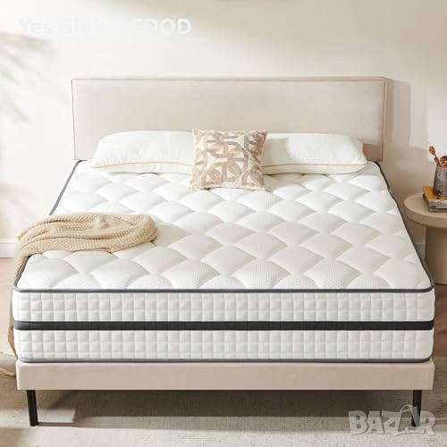 Twirest матрак 140×200 см покет пружини H3 – комфорт и опора, снимка 1