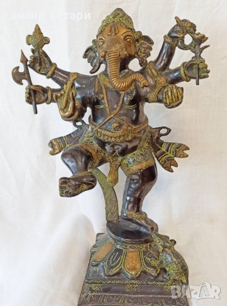 Ганеша от месинг, снимка 1
