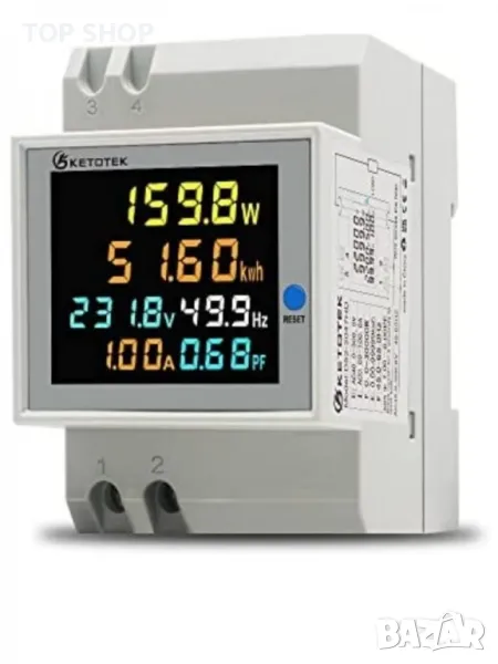 Еднофазен измервател на енергия, снимка 1