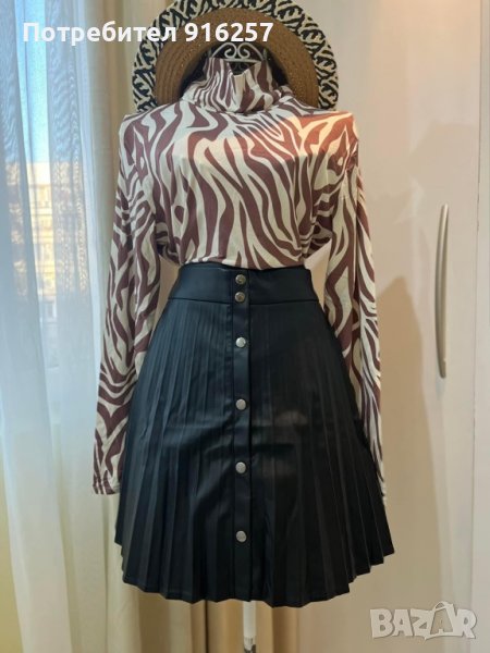 Кожена пола - L , снимка 1