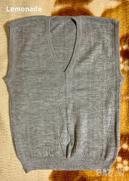 Нов дамски пуловер без ръкави, снимка 1