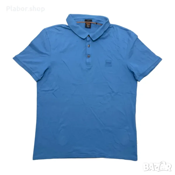 Мъжка тениска с яка BOSS, размер L, снимка 1