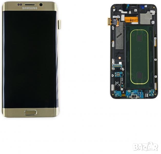 LCD Дисплей за Samsung SM-G928 Galaxy S6 Edge Plus + Тъч скрийн /Златен/, снимка 1