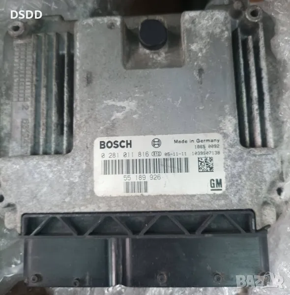 Компютър двигател / ECU 55189926 0281011816 за Opel Vectra C, Signum 1.9 CDTI, Saab 9-3 1.9 TID, снимка 1