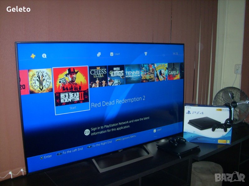 PS4 slim с FIFA и други игри, снимка 1