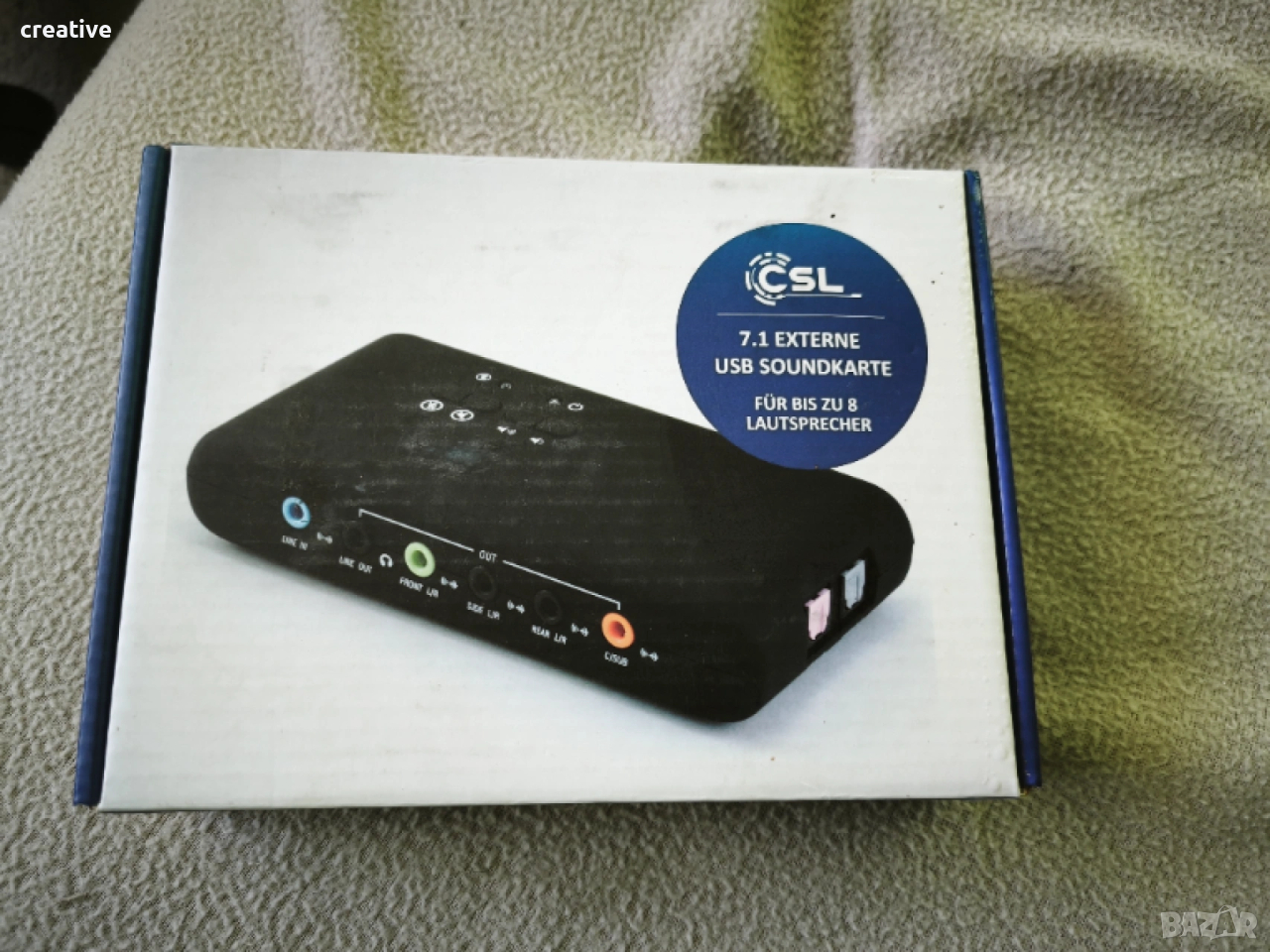 Usb звукова карта 7+1, снимка 1