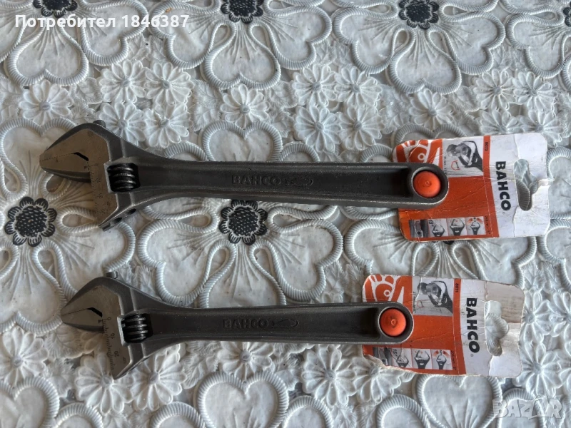 Нови раздвижени ключове Bahco Sweden, снимка 1