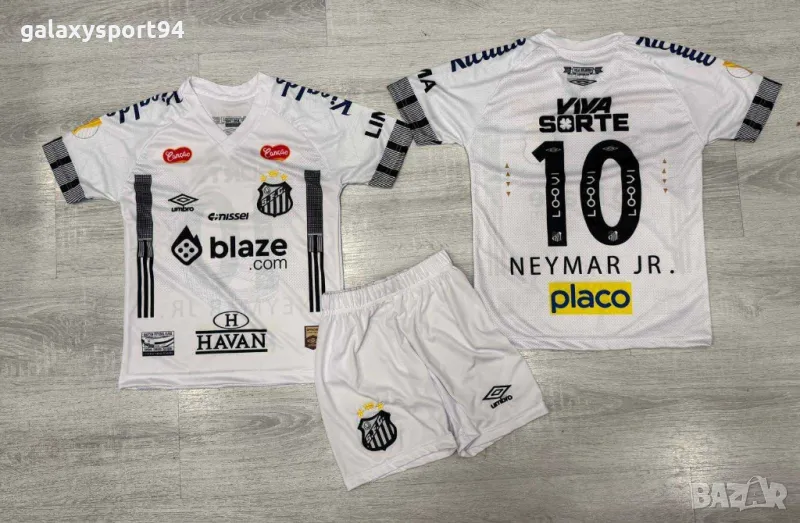 Неймар 2025 Сантош Новия екип NEYMAR Santos Комплект с шорти, снимка 1