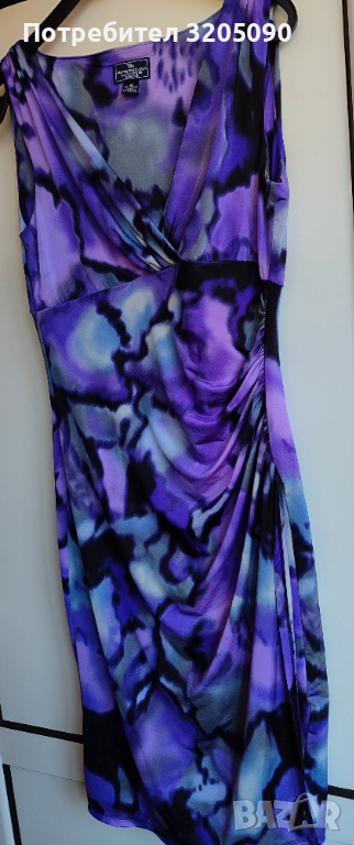 Рокля в лилаво , снимка 1
