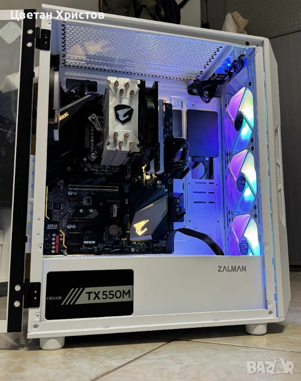 medium gaming pc геймърски компютър i7 9700k, снимка 1