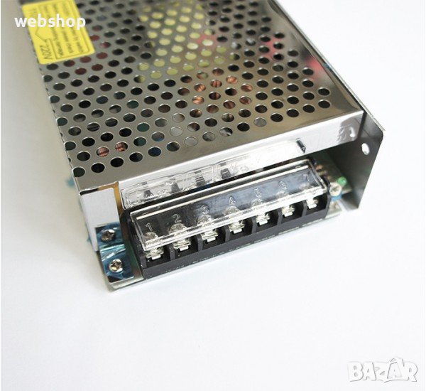 Адаптер метален за LED осветление стабилизиран 12V 10A 120W, снимка 1