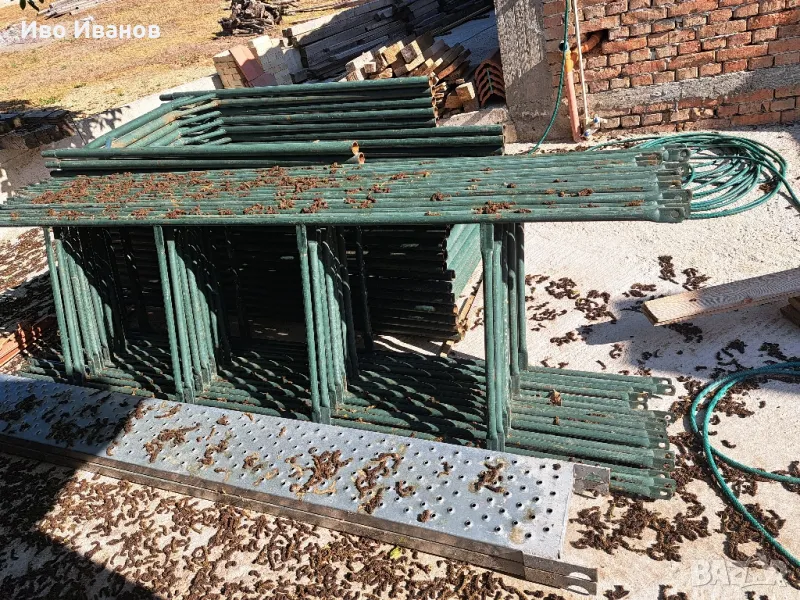 Продава ново фасадно(рамково )скеле.Работна квадратура 120 квадратни метра., снимка 1