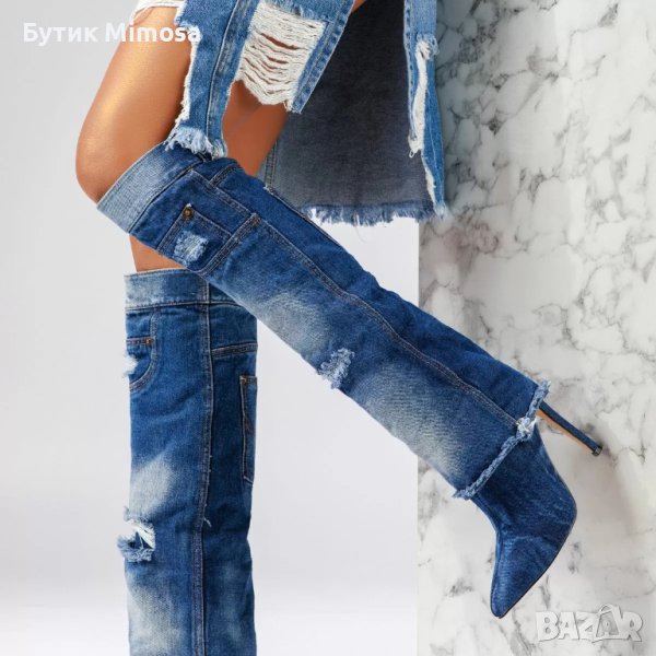 Дамски чизми на ток в Дамски ботуши в гр. Русе - ID42102237 — Bazar.bg