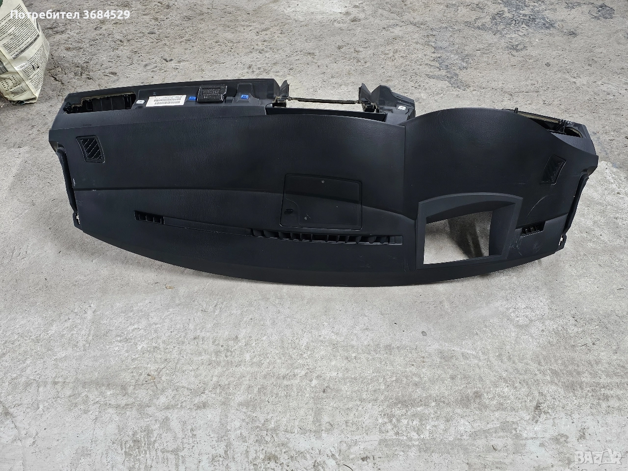 табло със къп холдери и хедъп headup bmw e60 e61 бмв е61 е60 , снимка 1