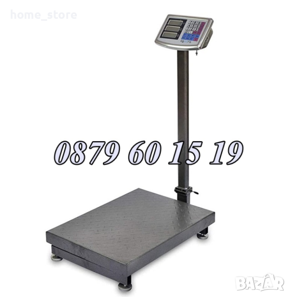 Платформен електронен кантар 350 кг/ електронна везна до 350 кг, снимка 1