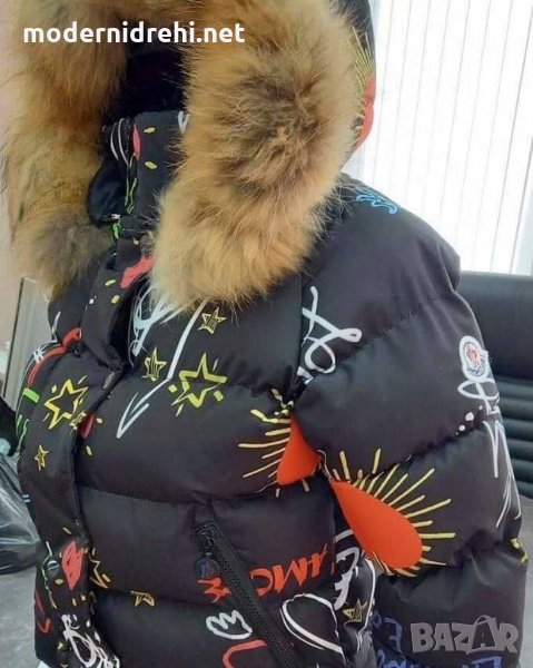 Moschino дамско яке с естествен косъм лисица, снимка 1