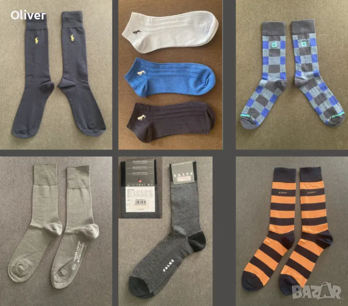 Нови мъжки памучни чорапи, снимка 1
