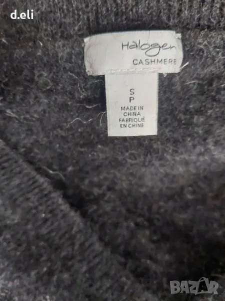 Halogen Size S 100% Кашмир Черен пуловер, снимка 1