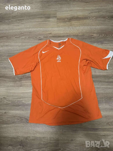 Оригинална футболна фланелка Холандия Nike Netherlands Home 2004/05 Домакинска , L размер , снимка 1