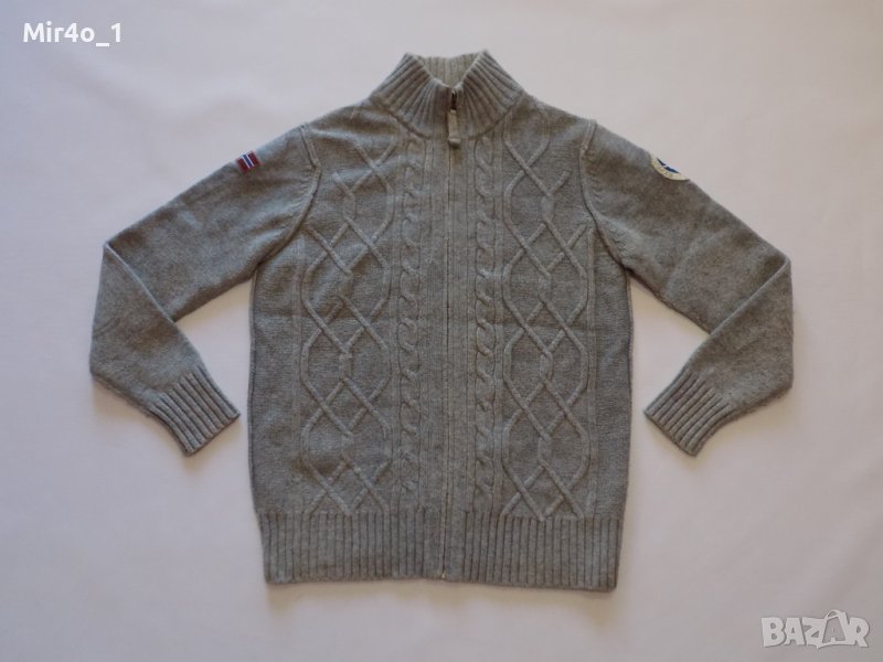 горнище napapijri wool жилетка пуловер блуза мъжко туризъм оригинал М, снимка 1