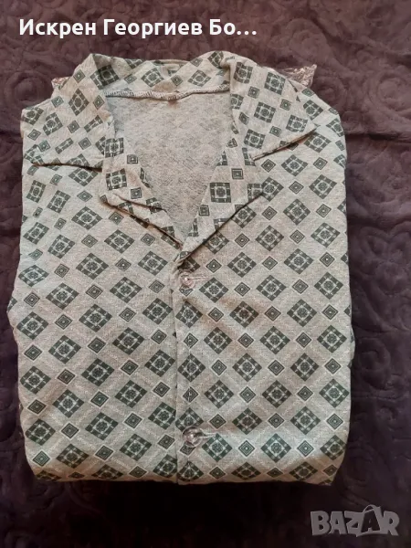 Мъжка пижама с къс ръкав, снимка 1