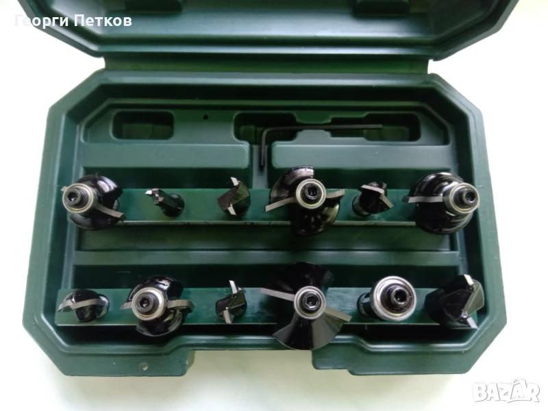 Фрезери/комплект за оберфреза на PARKSIDE-комплект от 12 броя,с опашка ф8, снимка 1