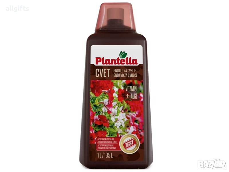 Течен тор Plantella Цъфтеж за цъфтящи растения 1 л., снимка 1