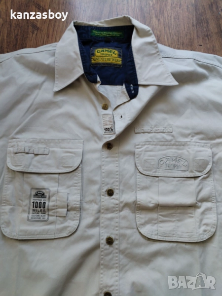 camel trophy safari shirt adventure wear - мъжка колекционерска риза ХЛ, снимка 1