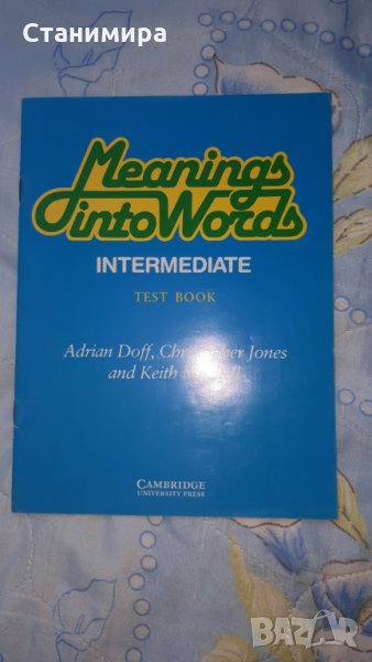meaning into words - test book, снимка 1
