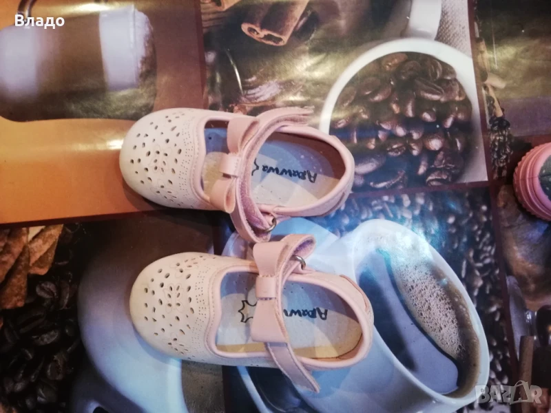Бебешки обувки за момиче 20 номер +ПОДАРЪК , снимка 1