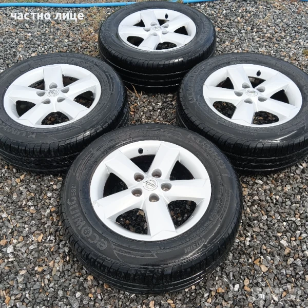 Нисан Кашкай джанти с летни гуми Кумхо, снимка 1