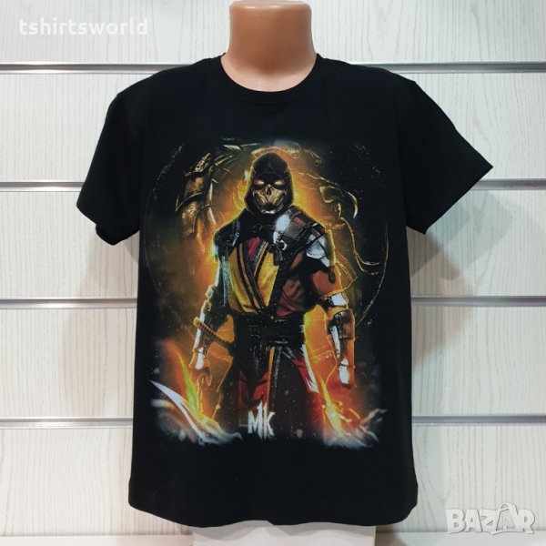 Нова детска тениска с дигитален печат Mortal Kombat, MK, видеоигра, снимка 1