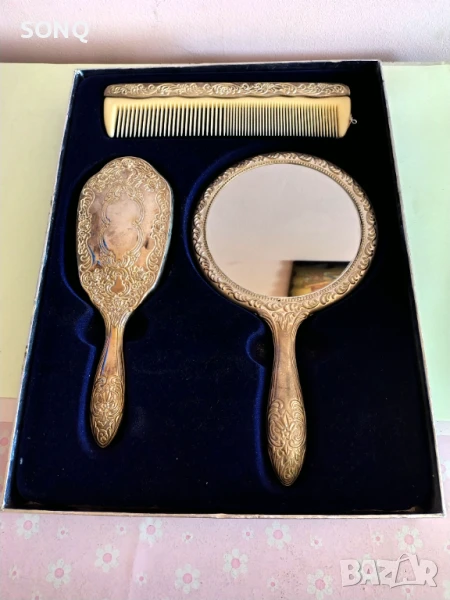 Луксозен Дамски Посребрен Комплект, снимка 1