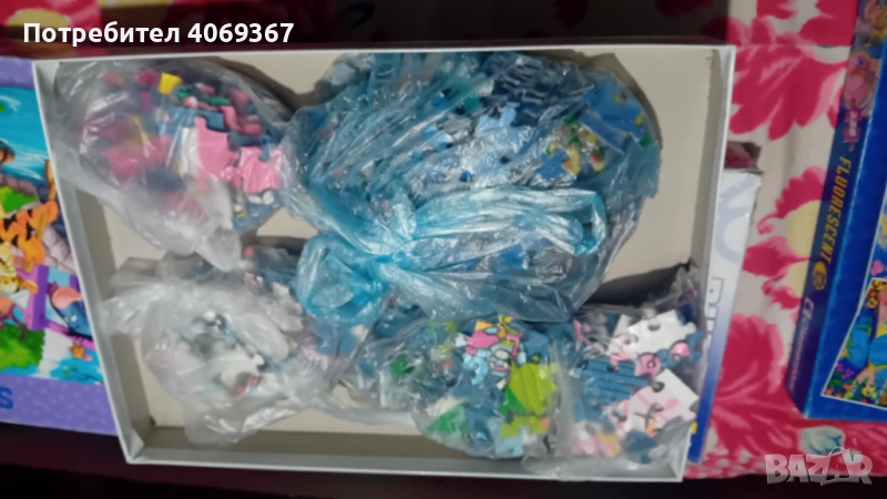 Детска дъска за смятане има числа ,букви . Пъзели на Дисни , Том и Джери ., снимка 1