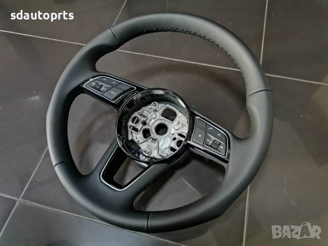 Нов Черен Кожен Волан Audi A1 GB A3 8Y Q2 Q3 - 82A419091AA, снимка 2 - Части - 44492306