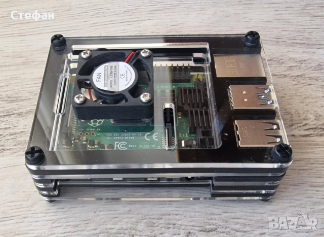Raspberry Pi 4 8GB + 64GB card + захранване + кутия, снимка 5 - Работни компютри - 52115761