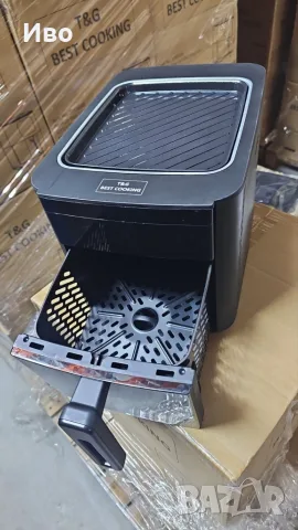 Air fryer 2 в 1 с грил 4.3L – 49 €, снимка 10 - Уреди за готвене на пара - 56059385