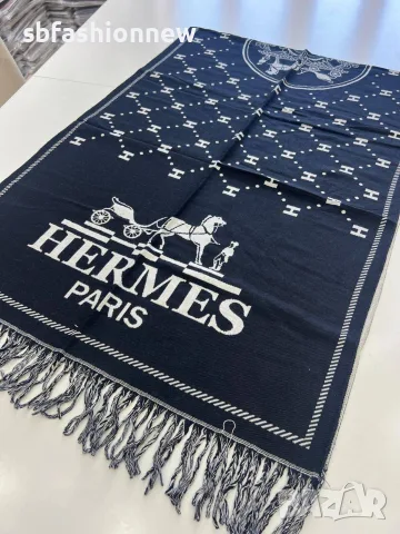 HERMES кашмирени шалове, снимка 9 - Шалове - 56116123