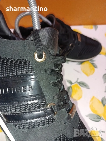 Tommy Hilfiger N 38 кожени , снимка 3 - Маратонки - 53330494