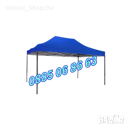 Страница 10.50 м за шатра 3 х 4.50 сгъваема тип хармоника, 3 плътни страни, снимка 3 - Градински мебели, декорация  - 51235654