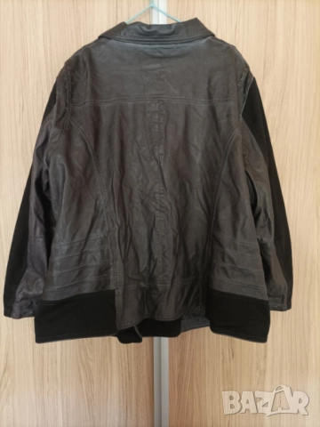 Макси кожено яке Ulla Popken, снимка 3 - Якета - 52787799