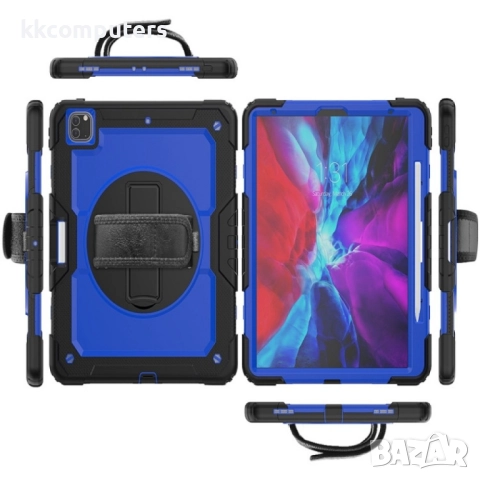 Apple iPad Pro 13 2024 Handle Silicone/ Hydric PC Удароустойчив Калъф и Протектор, снимка 4 - Калъфи, кейсове - 52848615