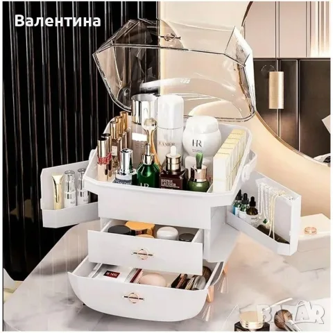 Голям органайзер за козметика, гримове и бижута XL 💄✨

Организирай любимите си козметични продукти 