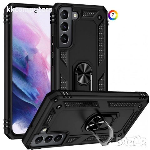 Samsung Galaxy S22 5G Удароустойчив Ring Holder Калъф и Протектор, снимка 6 - Калъфи, кейсове - 52955290