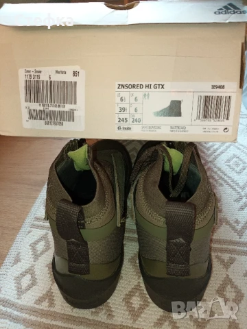 Оригинални спортни обувки ADIDAS ZNSored Hi Gore-Tex, размер UK-6, снимка 9 - Спортни обувки - 50932795