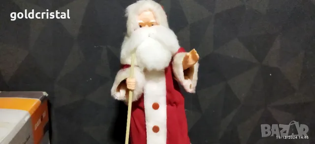 Стара кукла дядо мраз за под елхата , снимка 4 - Антикварни и старинни предмети - 38968961