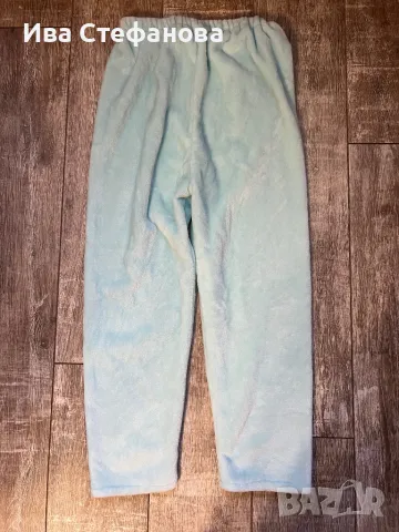  меко полар поларено топло висока талия ново универсален размер домашно долнище бебешко синьо , снимка 4 - Панталони - 48085949