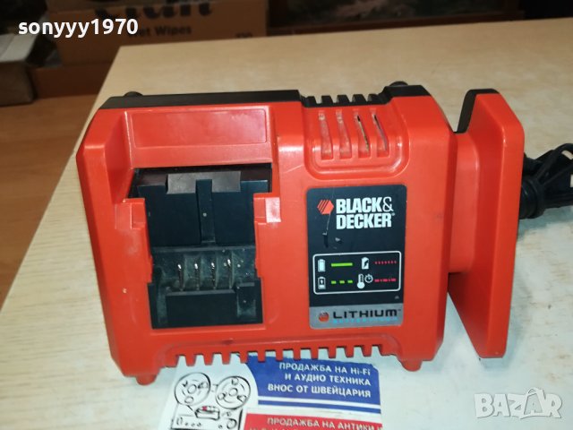BLACK DECKER LITHIUM BATTERY CHARGER-ВНОС FRANCE 2210231723, снимка 3 - Винтоверти - 42675244